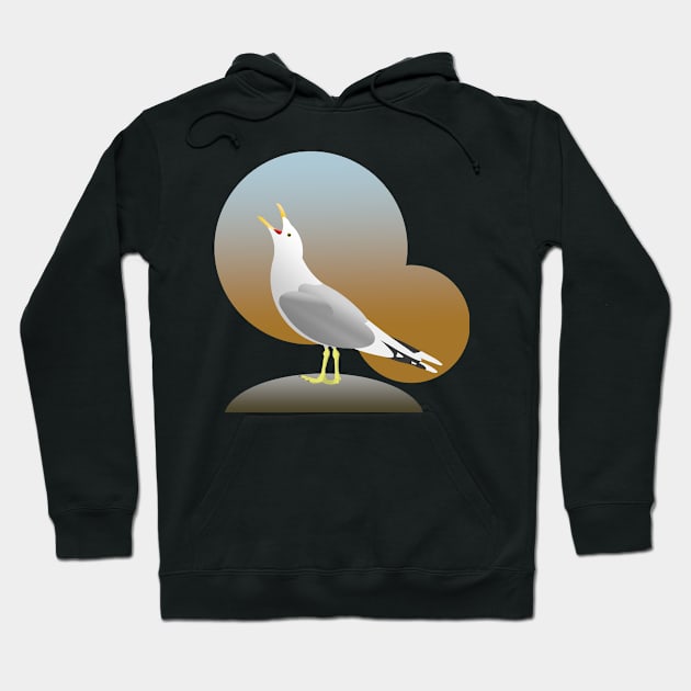 Mew gull Hoodie by Zolinstudio